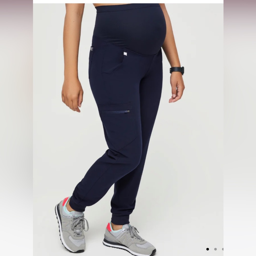 Blue Maternity scrubs Set